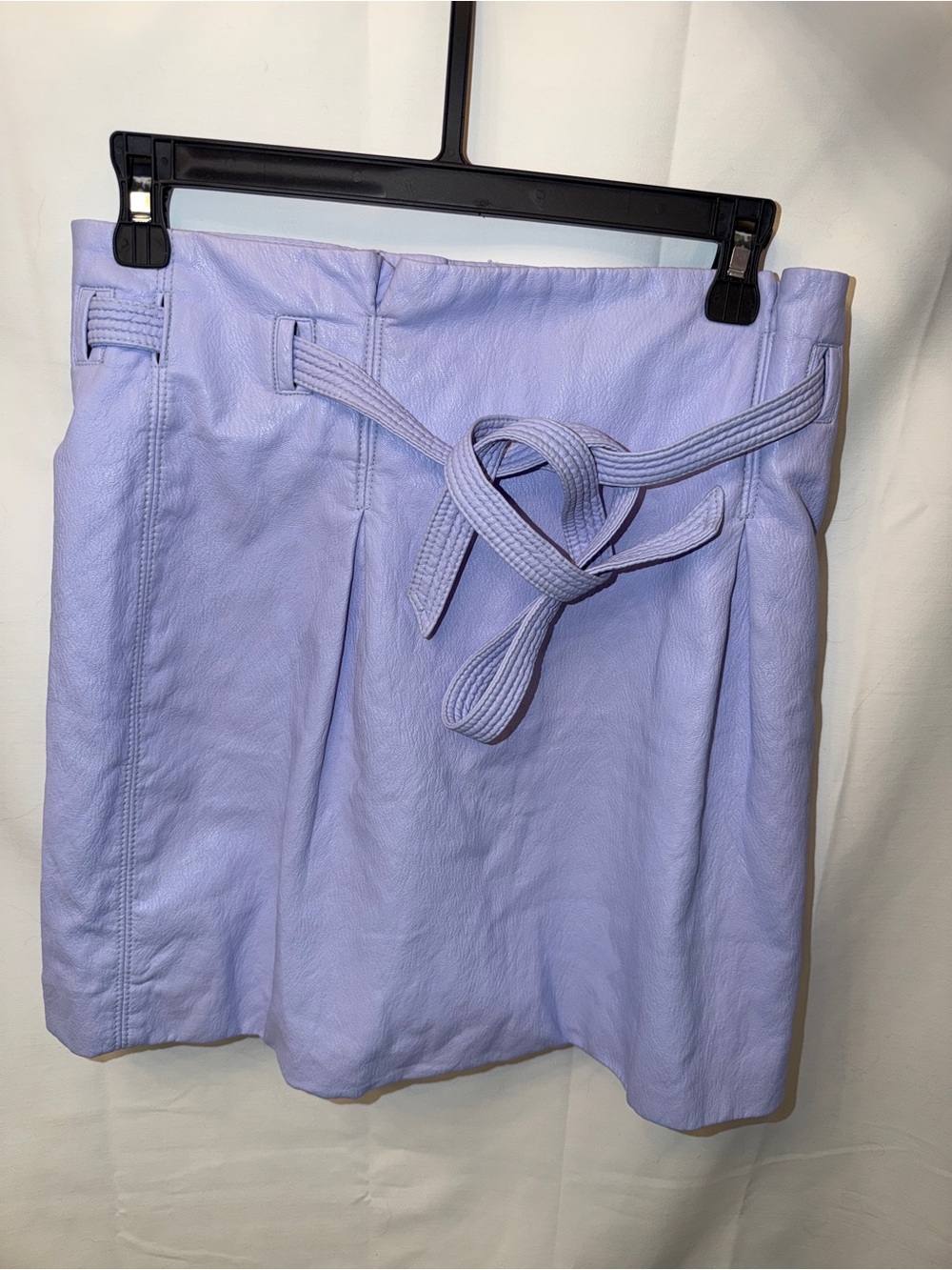 Free People Payton Faux Leather Mini Skirt in Lavender - Picture 2 of 8